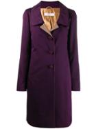 Prada Pre-owned Single-breasted Coat - Purple