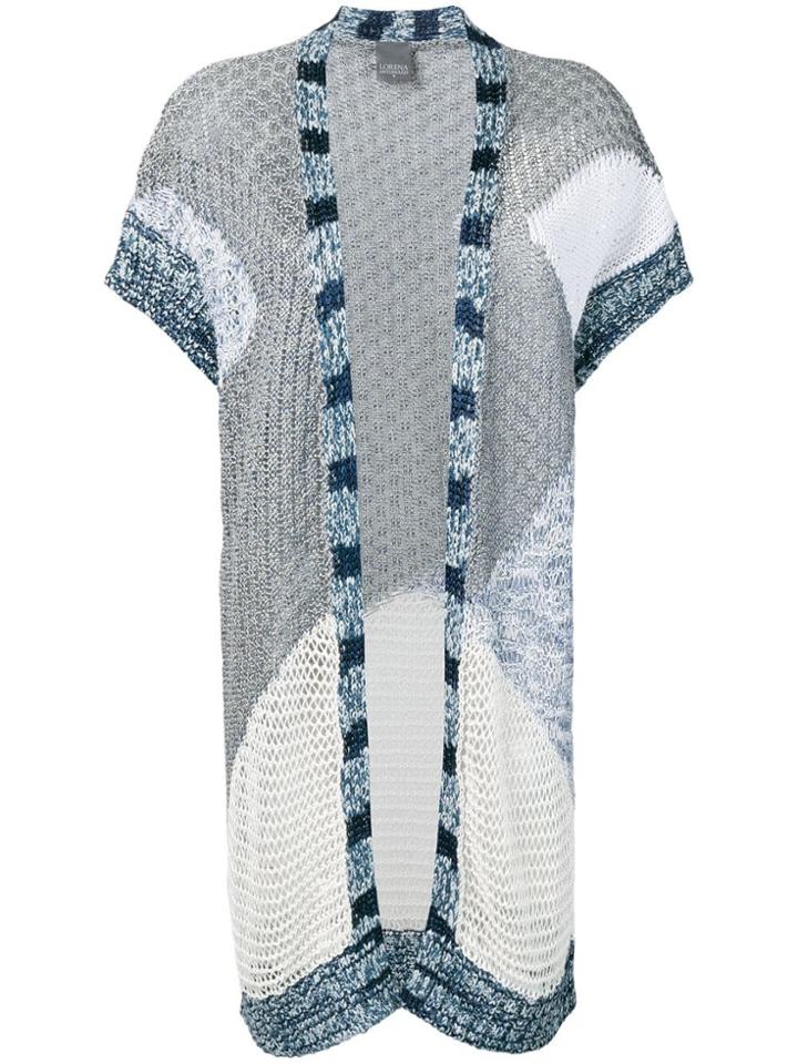 Lorena Antoniazzi Colour-block Cardigan - Blue