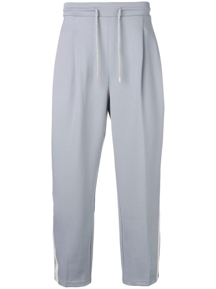 Ader Error Cropped Track Pants - Grey