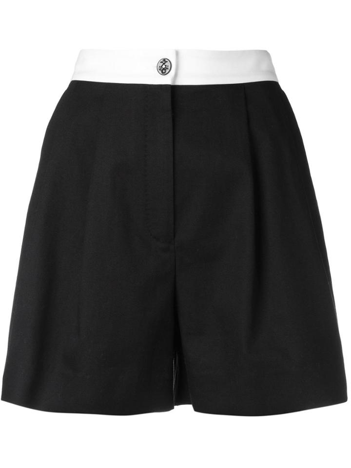 Dolce & Gabbana High Waist Shorts - Black