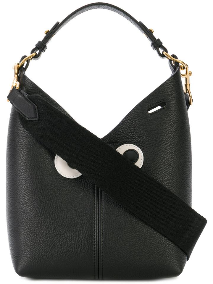 Anya Hindmarch Eyes Patches Shoulder Bag - Black