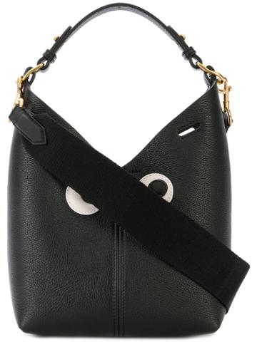 Anya Hindmarch Eyes Patches Shoulder Bag - Black