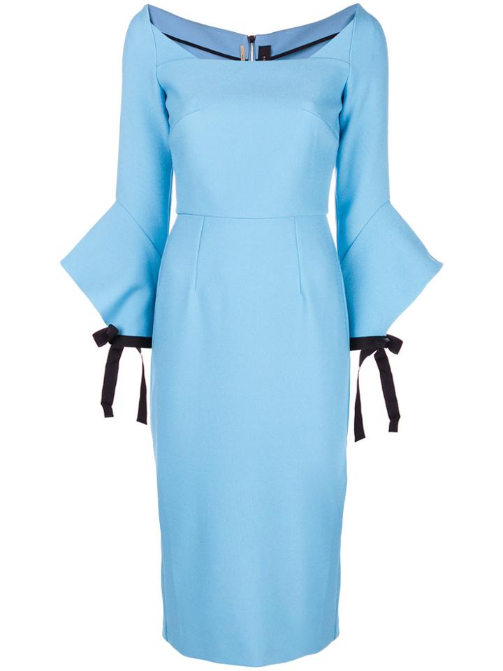 Roland Mouret Hitchcock Dress - Blue
