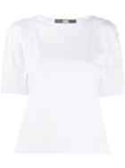 Karl Lagerfeld Puff Sleeve T-shirt - White