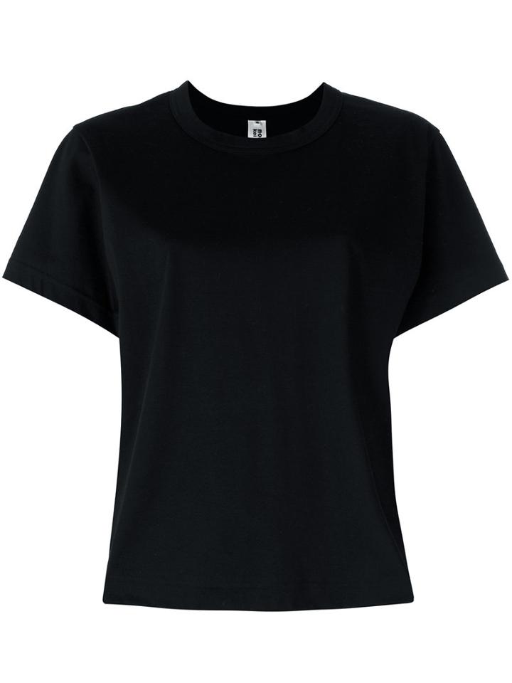 Comme Des Garçons Noir Kei Ninomiya - Plain T-shirt - Women - Cotton - Xs, Black, Cotton
