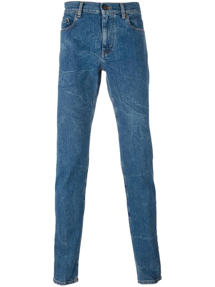 Saint Laurent Classic Slim Fit Jeans - Blue