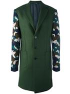 Lc23 'leo' Coat, Men's, Size: 48, Green, Nylon/viscose/wool/virgin Wool