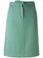 Romeo Gigli Vintage Knot Detail Skirt, Women's, Size: 44, Green