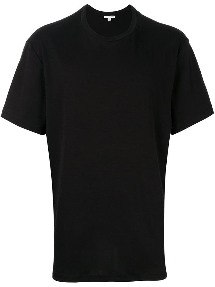 James Perse Long Fit T-shirt, Men's, Size: 5, Black, Cotton