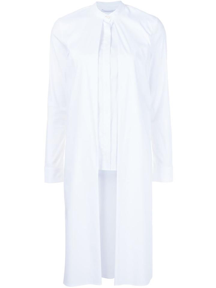 Rosetta Getty Long Overlay Shirt, Women's, Size: 12, White, Cotton