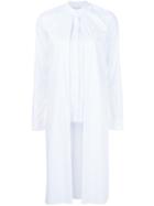 Rosetta Getty Long Overlay Shirt, Women's, Size: 12, White, Cotton