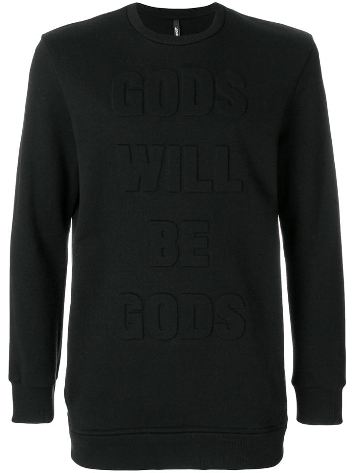 Neil Barrett Gods Will Be Gods Sweatshirt - Black