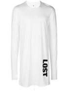 Lost & Found Rooms - Long-sleeve T-shirt - Men - Cotton - L, White, Cotton