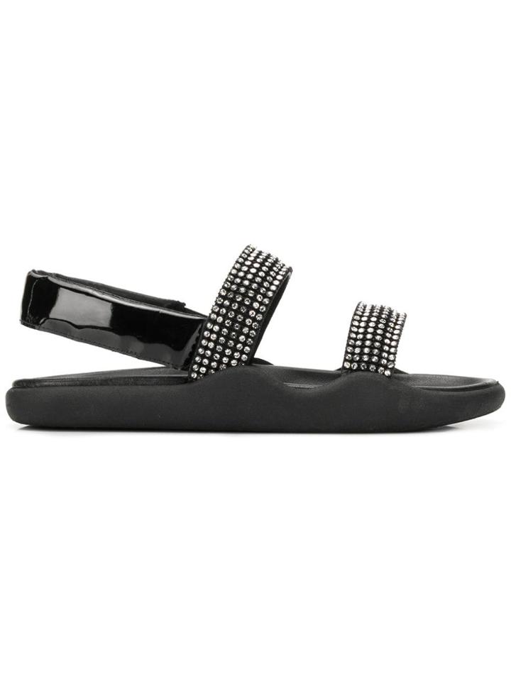 Christopher Kane Crystal Sandal - Black