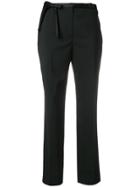 Prada Cropped Straight-leg Trousers - Black