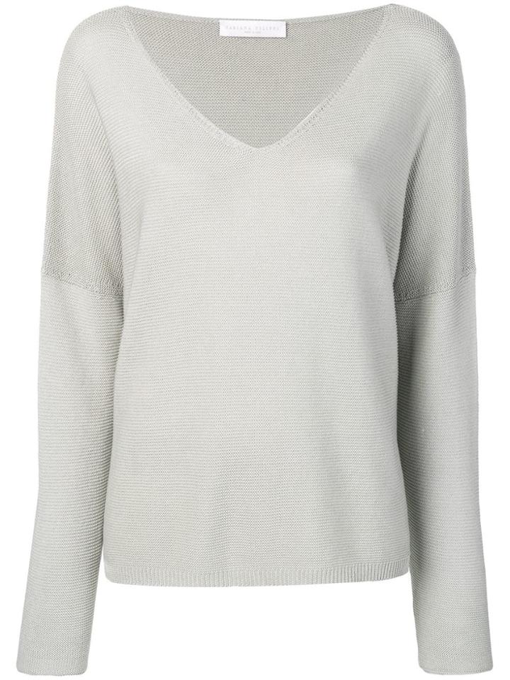 Fabiana Filippi Dropped Shoulder Sweater - Green