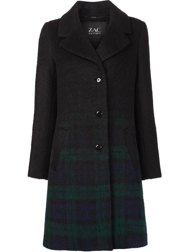 Zac Zac Posen 'hudson' Coat, Women's, Size: 12, Black, Acrylic/polyester/mohair