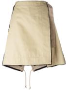 Sacai Military Kilt Skirt, Women's, Size: 3, Nude/neutrals, Cotton/cupro