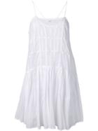 Isabel Marant Étoile Embroidered Tiered Dress - White