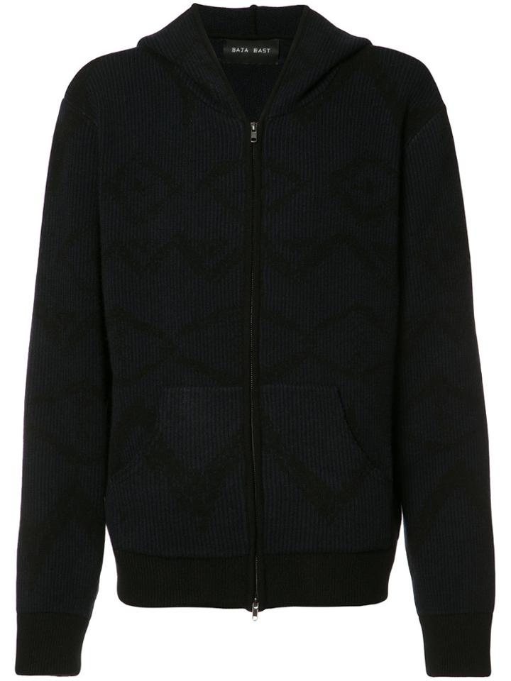 Baja East Zipped Hoodie - Blue