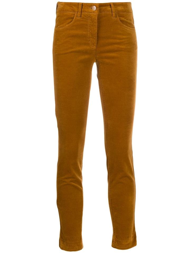 Luisa Cerano Corduroy Slim-fit Trousers - Brown