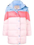 Hunter Colour Block Padded Coat - Pink & Purple