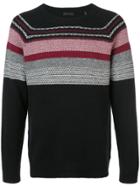 Atm Anthony Thomas Melillo Contrast Knit Jumper - Black