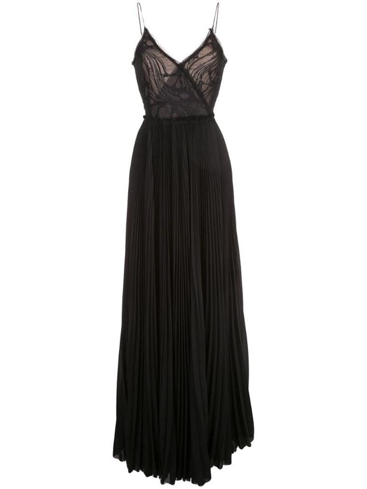 Jason Wu Collection Spaghetti Strap Ribbed Dress - Black