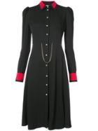Altuzarra Chain Detail Button Down Dress - Black