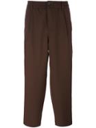Libertine-libertine 'helterskelter' Baggy Trousers, Men's, Size: Large, Brown, Polyester/viscose/spandex/elastane