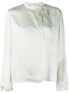 Vince Tie Neck Shirt - Green