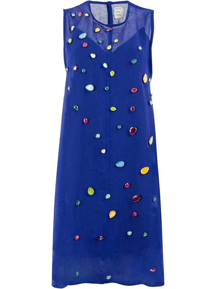 Maison Rabih Kayrouz Embellished Dress - Blue