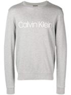 Calvin Klein Jeans Est. 1978 Logo Print Sweatshirt - Grey