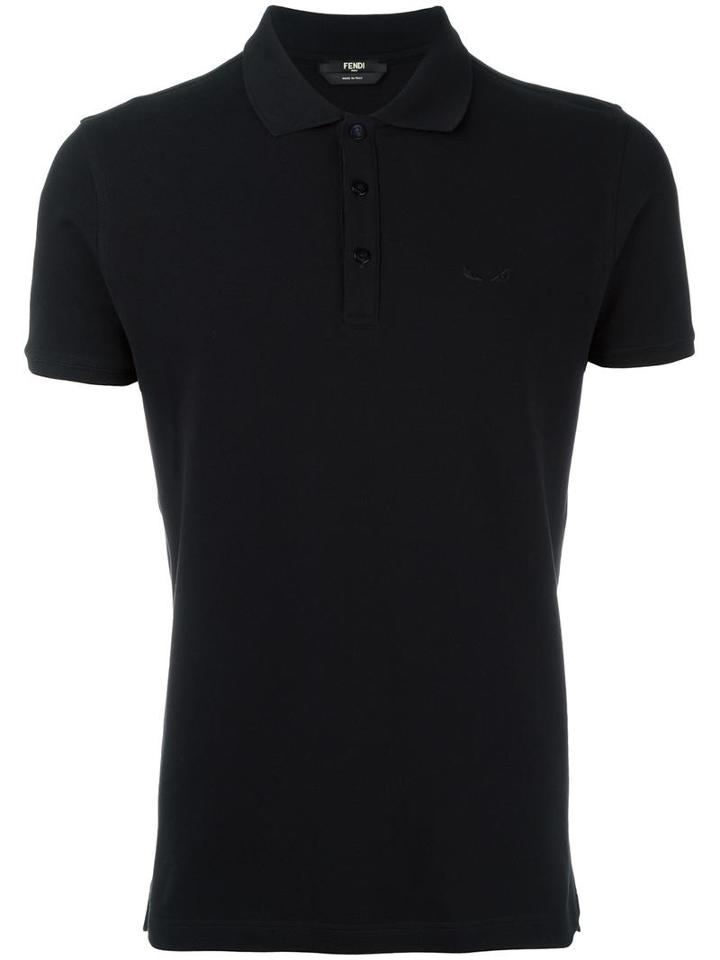 Fendi - Bag Bugs Polo Shirt - Men - Cotton - 50, Black, Cotton