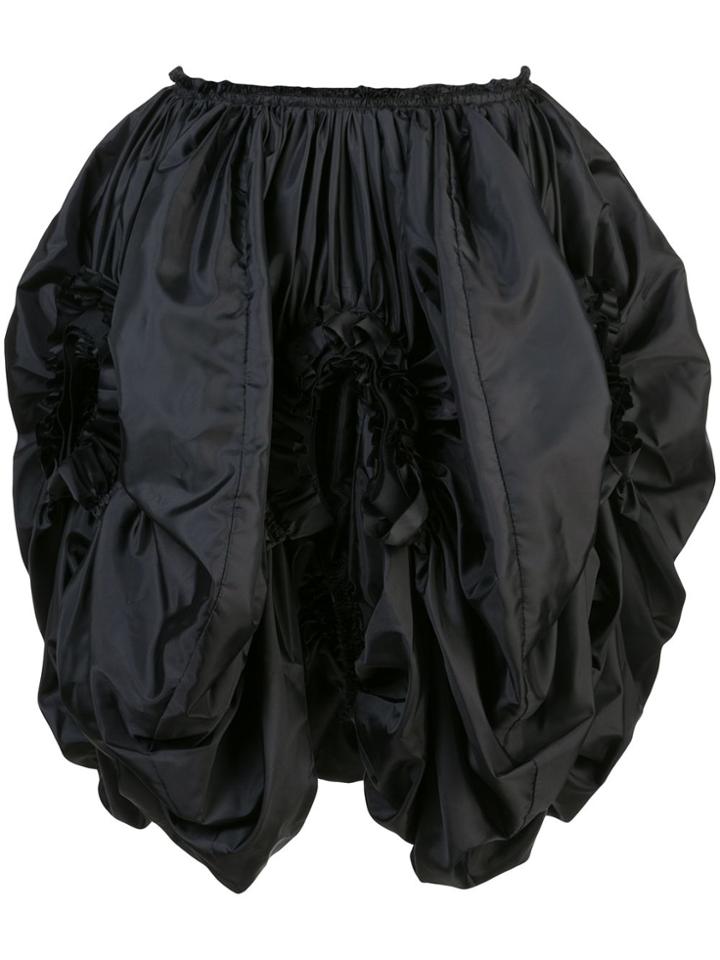 Comme Des Garçons High-waist Ruffled Skirt - Black