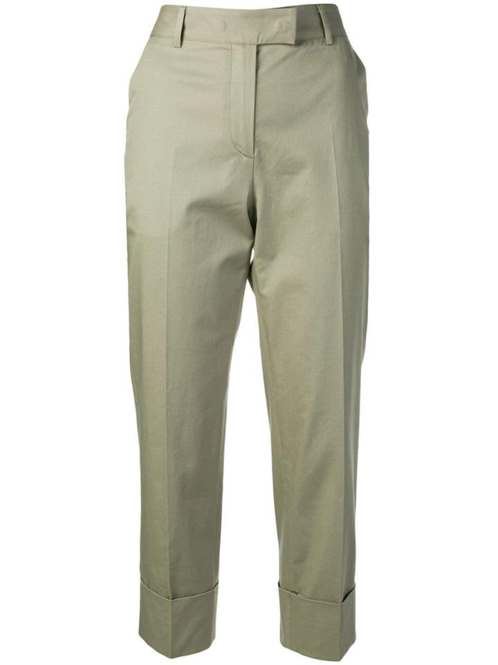 Antonelli Cropped Trousers - Green
