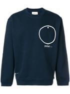 Corelate Logo Print Sweatshirt - Blue