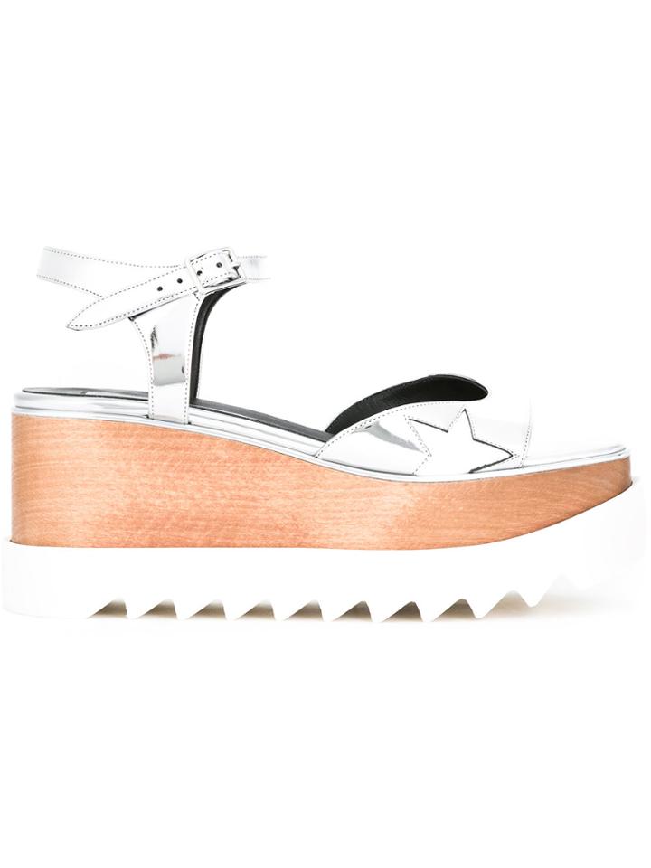 Stella Mccartney Elyse Sandals - Metallic