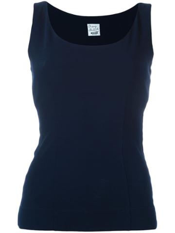 Moschino Pre-owned Classic Tank Top - Blue