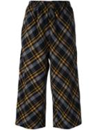 Maison Margiela Checked Cropped Trousers