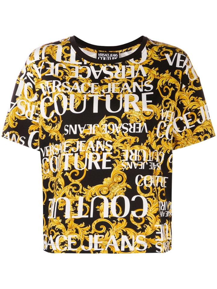 Versace Jeans Couture Barocco Printed T-shirt - Black