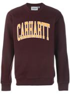 Carhartt Logo Print Sweatshirt - Red