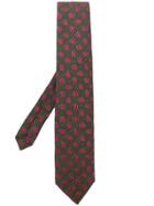 Etro Paisley Pattern Embroidered Tie - Green