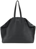 Alexander Mcqueen Large Butterfly Shopper Bag - Black