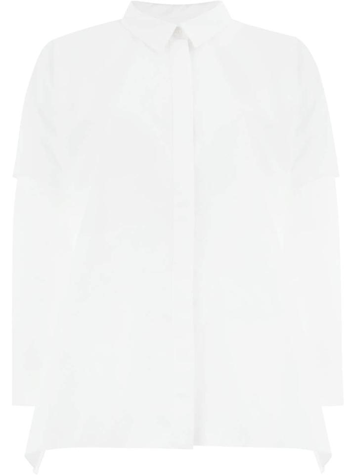Maison Rabih Kayrouz Layered Sleeves Shirt - White