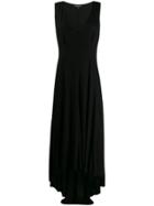 Ann Demeulemeester High-low Crepe Dress - Black