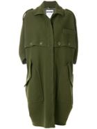 Moschino Military Style Coat - Green