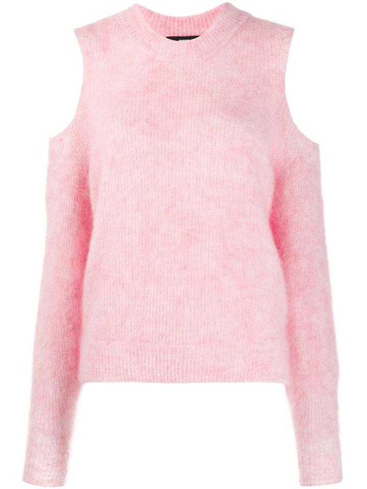 Diesel M-lara Cold-shoulder Jumper - Pink