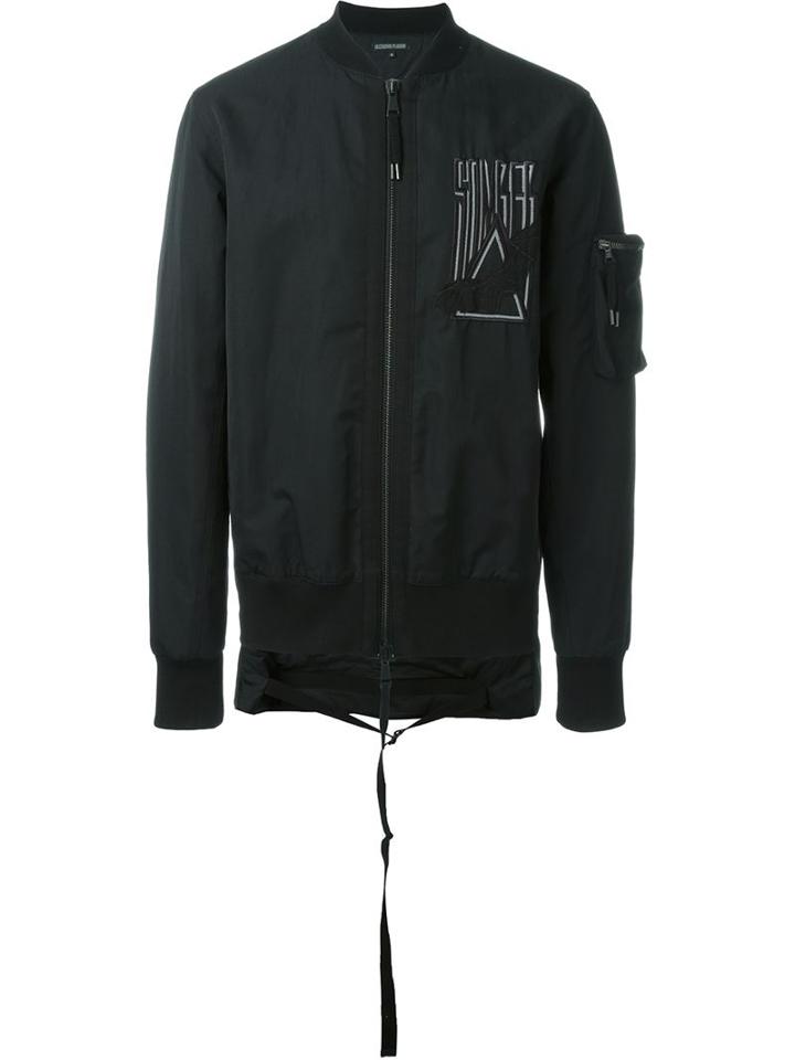 Alexandre Plokhov Sleeve Pocket Embroidered Bomber Jacket
