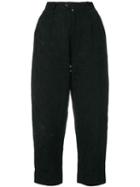 Yves Saint Laurent Pre-owned Cropped Trousers - Black